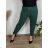 Women's Plus Size Cotton Sweatpants (48/50/52 ONE SIZE) ITALIAN FASHION IM424640