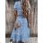 Women's short sleeve summer casual dress (S/M/L ONE SIZE) ITALIAN FASHION IMWGB25022