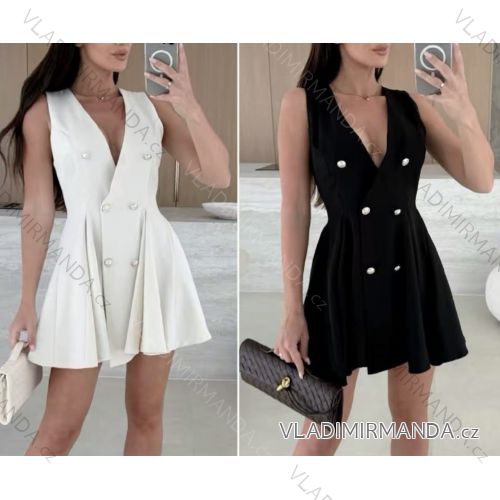 Women's short sleeve summer casual dress (S/M/L ONE SIZE) ITALIAN FASHION IMWGB25022