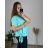Tunic with pendant short sleeve women's oversized (54/56/58 ONE SIZE) ITALIAN FASHION IM425031