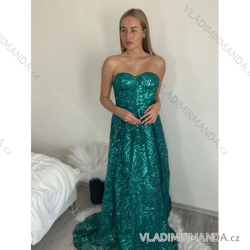 Women's Strappy Sequin Party Dress (SL) FRENCH FASHION FMPEL23HM2350-1