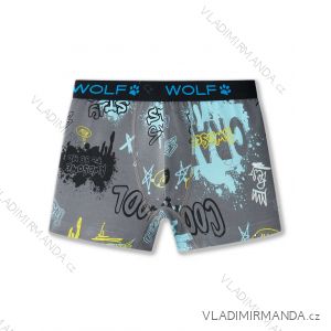 Boys' boxer shorts (98/104 - 122/128) WOLF L2581