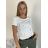 Women's short sleeve t-shirt with holes (uni s / m) ITALIAN FASHION IMT19357