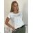 Women's short sleeve t-shirt with holes (uni s / m) ITALIAN FASHION IMT19357