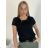 Women's short sleeve t-shirt with holes (uni s / m) ITALIAN FASHION IMT19357