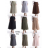 Women's Medium Length Pleated Skirt (S/M ONE SIZE) ITALIAN FASHION IMPDY23JHAO26024