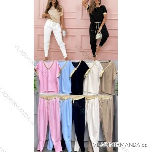 Women's short sleeve summer casual dress (S/M/L ONE SIZE) ITALIAN FASHION IMWGB25022