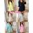 Women's short sleeve summer casual dress (S/M/L ONE SIZE) ITALIAN FASHION IMWGB25022