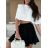 Women's short sleeve summer casual dress (S/M/L ONE SIZE) ITALIAN FASHION IMWGB25022