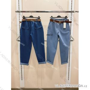 Women's jeans with belt (S/M/L ONE SIZE) ITALIAN FASHION IMWBH25351