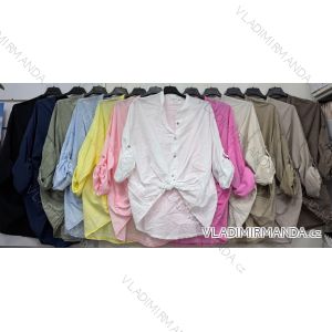 Women's short-sleeved oversized T-shirt (S/M/L ONE SIZE) ITALIAN FASHION IMWF25002