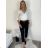 Women's Short Knitted Long Sleeve Dress (S/M ONE SIZE) ITALIAN FASHION IM424325 -   black -   S/M/L