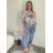 Long sweatshirts (uni sl) ITALIAN MODA IM318320 -   blue -   M/L/XL
