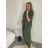 Women's short sleeve sweatshirt dress, oversized (42/44/46 ONE SIZE) ITALIAN FASHION IMSM25130