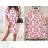Short sweatshirt dress with hood, short sleeves, women's (XS/S/M ONE SIZE) ITALIAN FASHION IMD25025