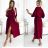 Women's 3/4 long sleeve shirt dress (XS/S/M ONE SIZE) ITALIAN FASHION IMD25030