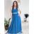 Long formal elegant ball gown dress (UNI s-m) ITALIAN FASHION IMM20FL5620