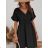 Short summer dress short sleeve women's oversized (40/42/44 ONE SIZE) ITALIAN FASHION IMD25022