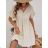 Short summer dress short sleeve women's oversized (40/42/44 ONE SIZE) ITALIAN FASHION IMD25022