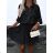 Short shirt dress 3/4 long sleeve women's (XS/S/M ONE SIZE) ITALIAN FASHION IMD25047