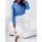 Short summer dress short sleeve women's oversized (40/42/44 ONE SIZE) ITALIAN FASHION IMD25022