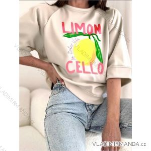 Short summer dress short sleeve women's oversized (40/42/44 ONE SIZE) ITALIAN FASHION IMD25022