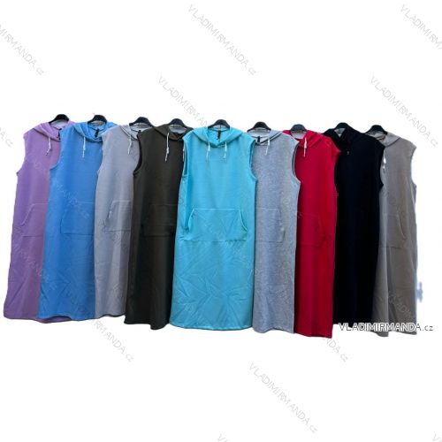 Short summer dress short sleeve women's oversized (40/42/44 ONE SIZE) ITALIAN FASHION IMD25022
