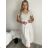 Short summer long sleeve women's dress, oversized (54/56/58 ONE SIZE) ITALIAN FASHION IM425070