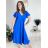 Short summer long sleeve women's dress, oversized (54/56/58 ONE SIZE) ITALIAN FASHION IM425070