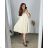 Short summer long sleeve women's dress, oversized (54/56/58 ONE SIZE) ITALIAN FASHION IM425070