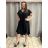 Short summer long sleeve women's dress, oversized (54/56/58 ONE SIZE) ITALIAN FASHION IM425070