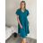 Short summer long sleeve women's dress, oversized (54/56/58 ONE SIZE) ITALIAN FASHION IM425070
