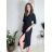 Women's Long Summer Muslin Short Sleeve Dress (S/M/L ONE SIZE) ITALIAN FASHION IM424404