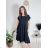 Women's oversized summer short sleeve dress (44/46/48 ONE SIZE) ITALIAN FASHION IM425022