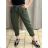 Women's Plus Size Cotton Sweatpants (48/50/52 ONE SIZE) ITALIAN FASHION IM424640