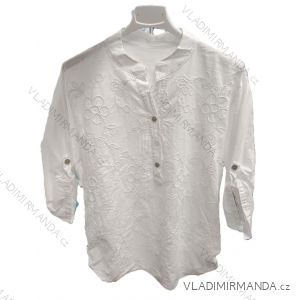 Dress shirts long 3/4 sleeve ladies with pocket thin (uni sl) ITALIAN Fashion IM318335