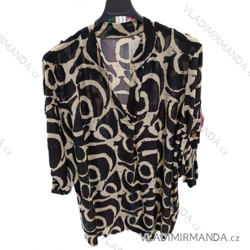 Dress shirts long 3/4 sleeve ladies with pocket thin (uni sl) ITALIAN Fashion IM318335