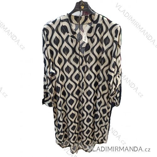 Dress shirts long 3/4 sleeve ladies with pocket thin (uni sl) ITALIAN Fashion IM318335