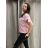 Tunic with pendant short sleeve women's plus size (3XL/4XL ONE SIZE) ITALIAN FASHION IMC23020