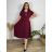 Women's elegant party long sleeve dress (S/M ONE SIZE) ITALIAN FASHION IM322282