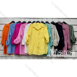 Women's short-sleeved oversized T-shirt (S/M/L ONE SIZE) ITALIAN FASHION IMWF25002