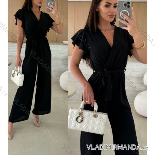 Women's short pleated skirt with belt (S/M/L ONE SIZE) ITALIAN FASHION IMWC25005