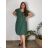 Short casual summer dress, short sleeves, women's oversized (54/56/58 ONE SIZE) ITALIAN FASHION IM425040