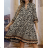 Women's Summer Long Sleeve Dress (S/M ONE SIZE) ITALIAN FASHION IMPEM2455615