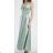 Long satin strapless evening dress for women (S/M/L ONE SIZE) ITALIAN FASHION IMPSH256679