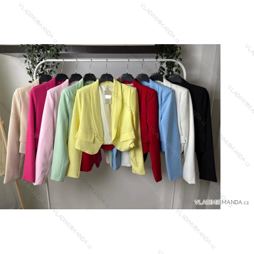 Short elegant long sleeve women's jacket (S/M/L ONE SIZE) ITALIAN FASHION IMPLP2486440090