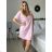 Jacket thin long sleeve women's (UNI XS-M) ITALIAN FASHION IM120049 rose old rose