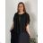 Tunic with pendant short sleeve women's oversized (54/56/58 ONE SIZE) ITALIAN FASHION IM425031