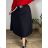 Short summer long sleeve women's dress, oversized (54/56/58 ONE SIZE) ITALIAN FASHION IM425070 44/46/48 green khaki