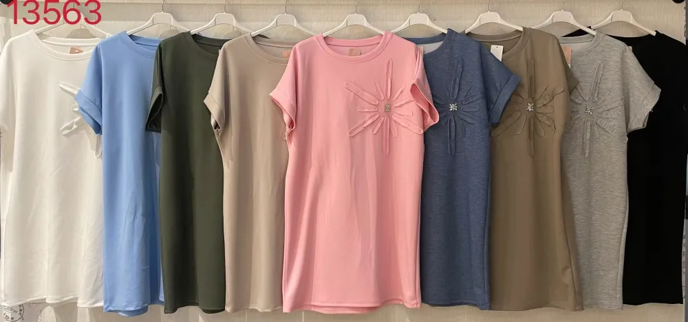 Women's long sleeve zip-up sweatshirt (S/M/L ONE SIZE) ITALIAN FASHION IMPLI2539762